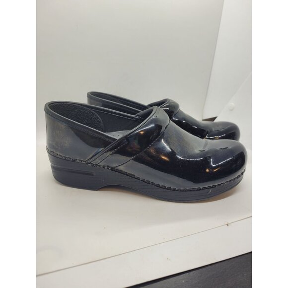 Dansko Shoes - Dansko Women's Black Professional Patent Leather Clogs shoes 39 Comfort Work